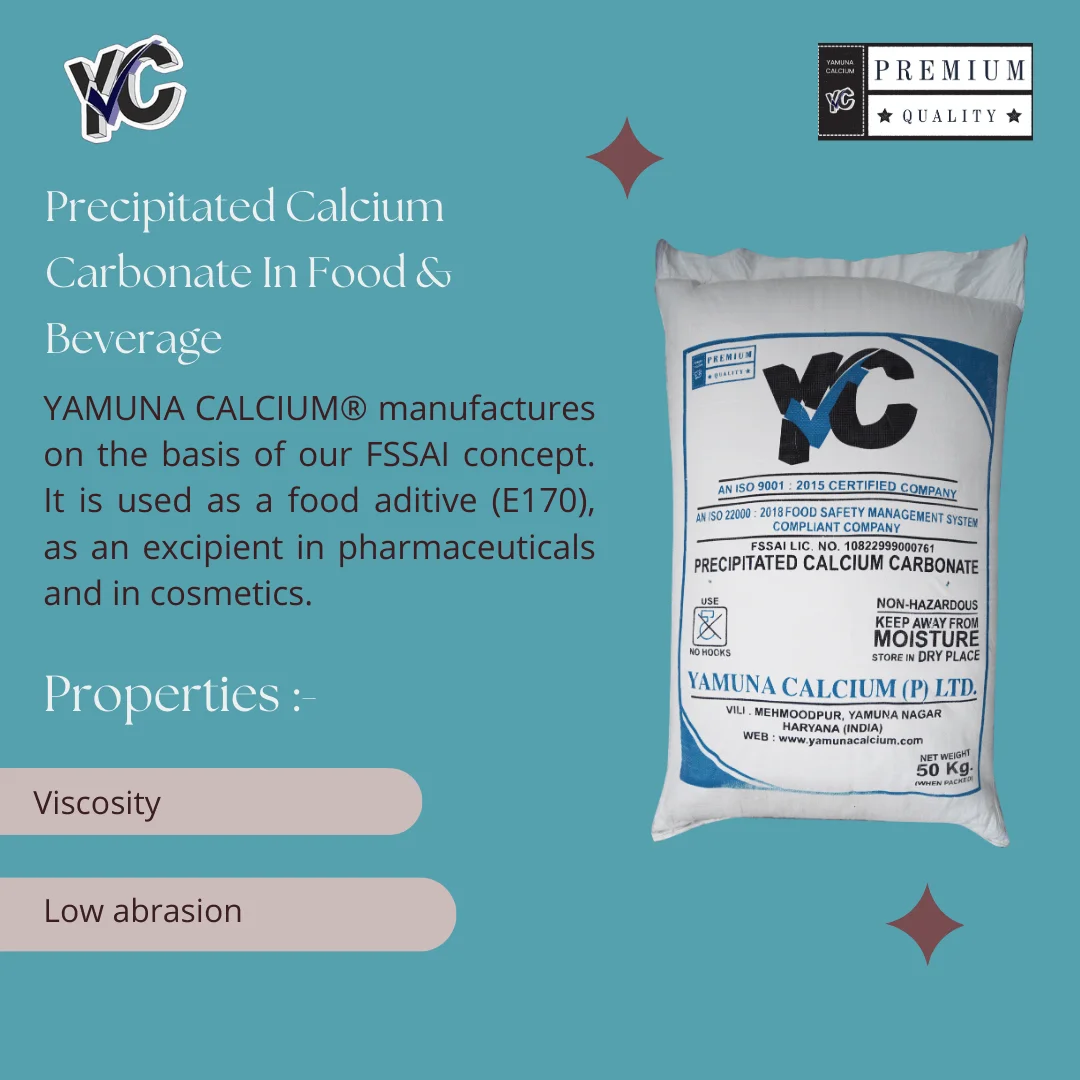 Calcium Carbonate for Food & Beverage