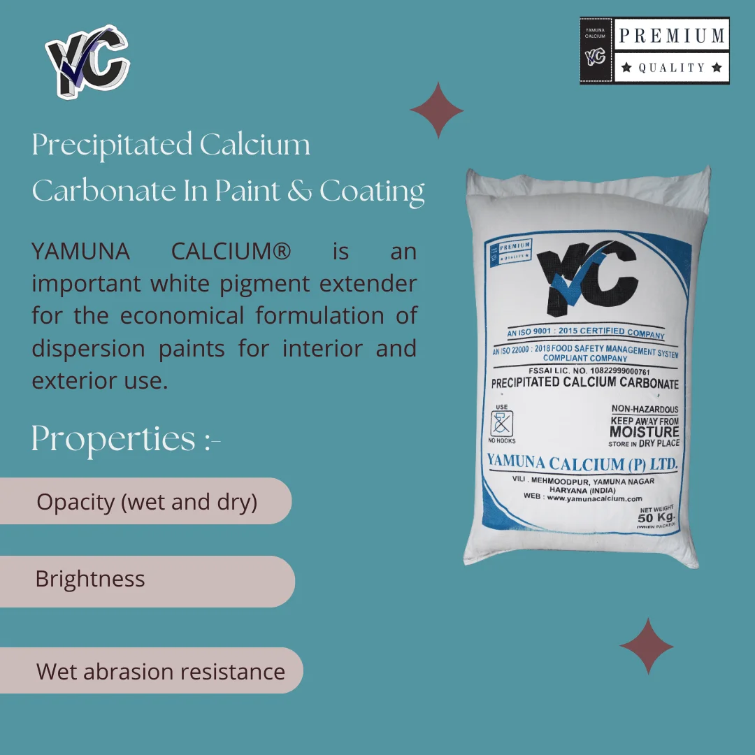 calcium carbonate for paint and coating in india