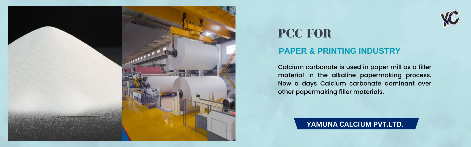 calcium carbonate for paper industry manufacturer in india