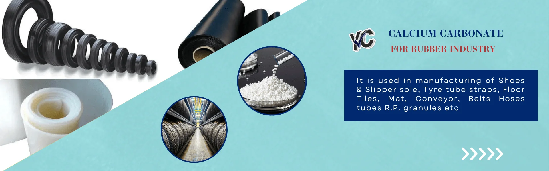 calcium carbonate for rubber industry manufacturer in india