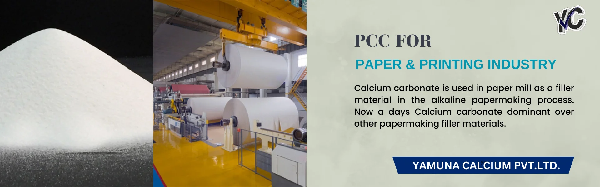 calcium for paper industry in india