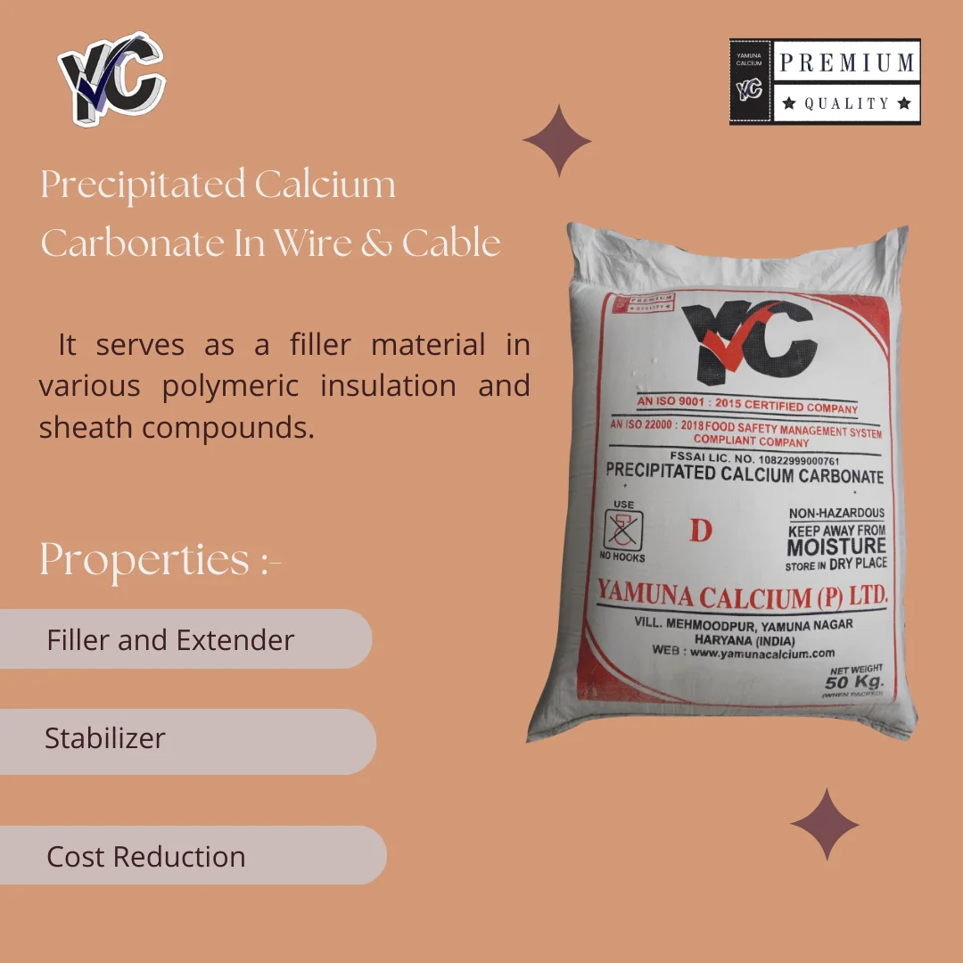 Ground Calcium Carbonate for Wire & Cable Industry