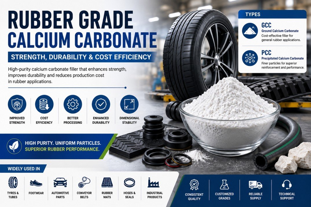 Rubber Grade Calcium Carbonate