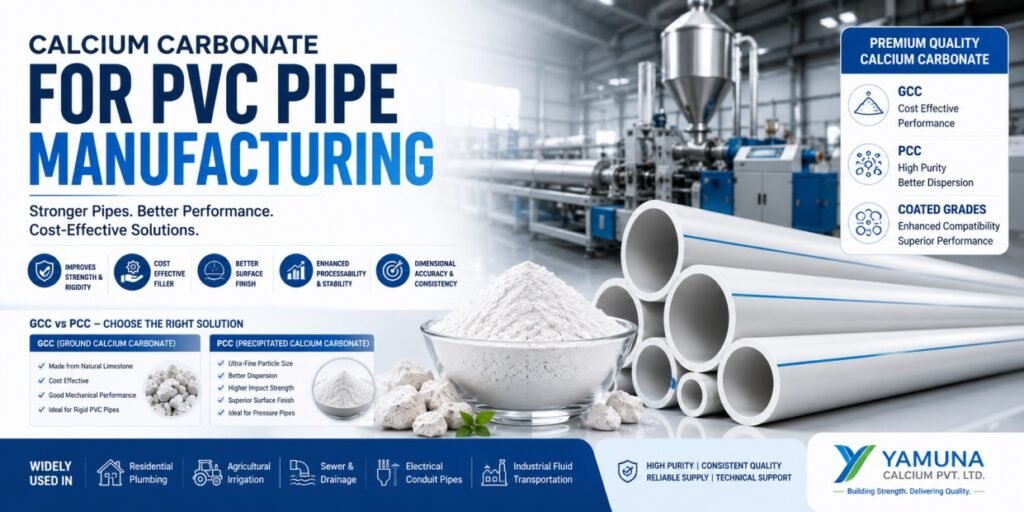 Calcium Carbonate for PVC pipe