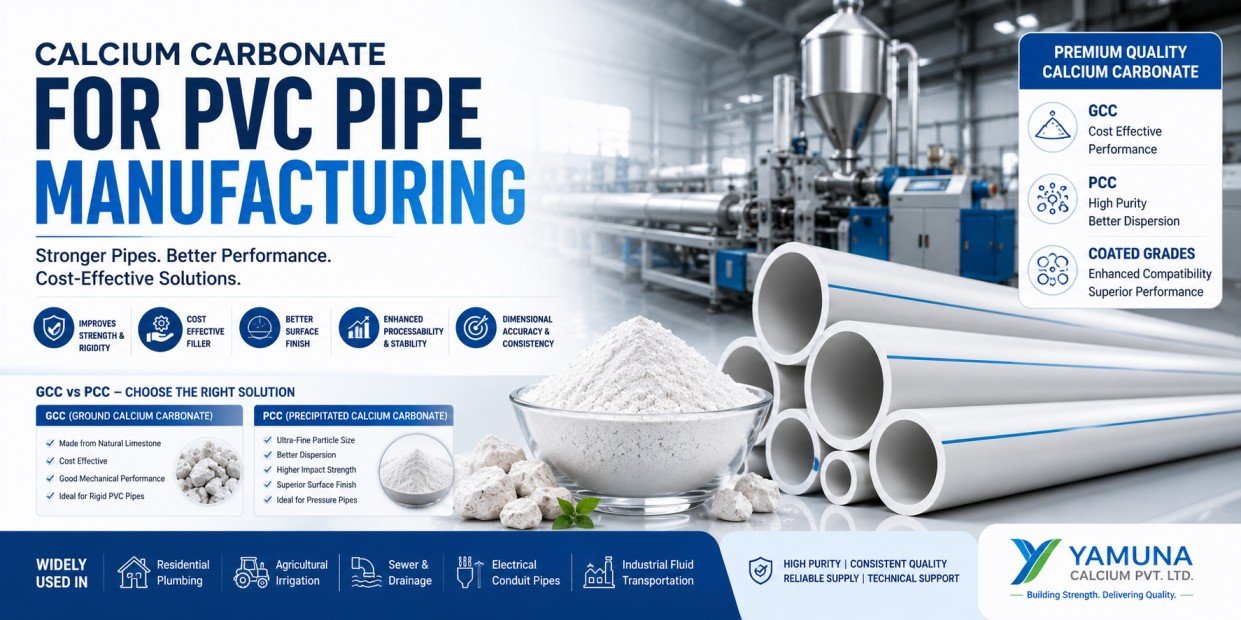 Calcium Carbonate for PVC pipe